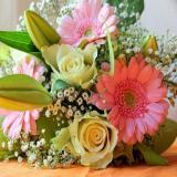Mixed Bouquet Roses and Gerberas