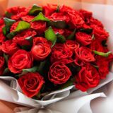 Red Roses Bouquet - send gift to Mauritius