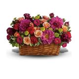 Bouquet in basket