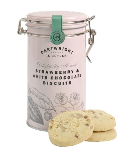 Cartwright and Butler Strawberry and White Chocolate Biscuits